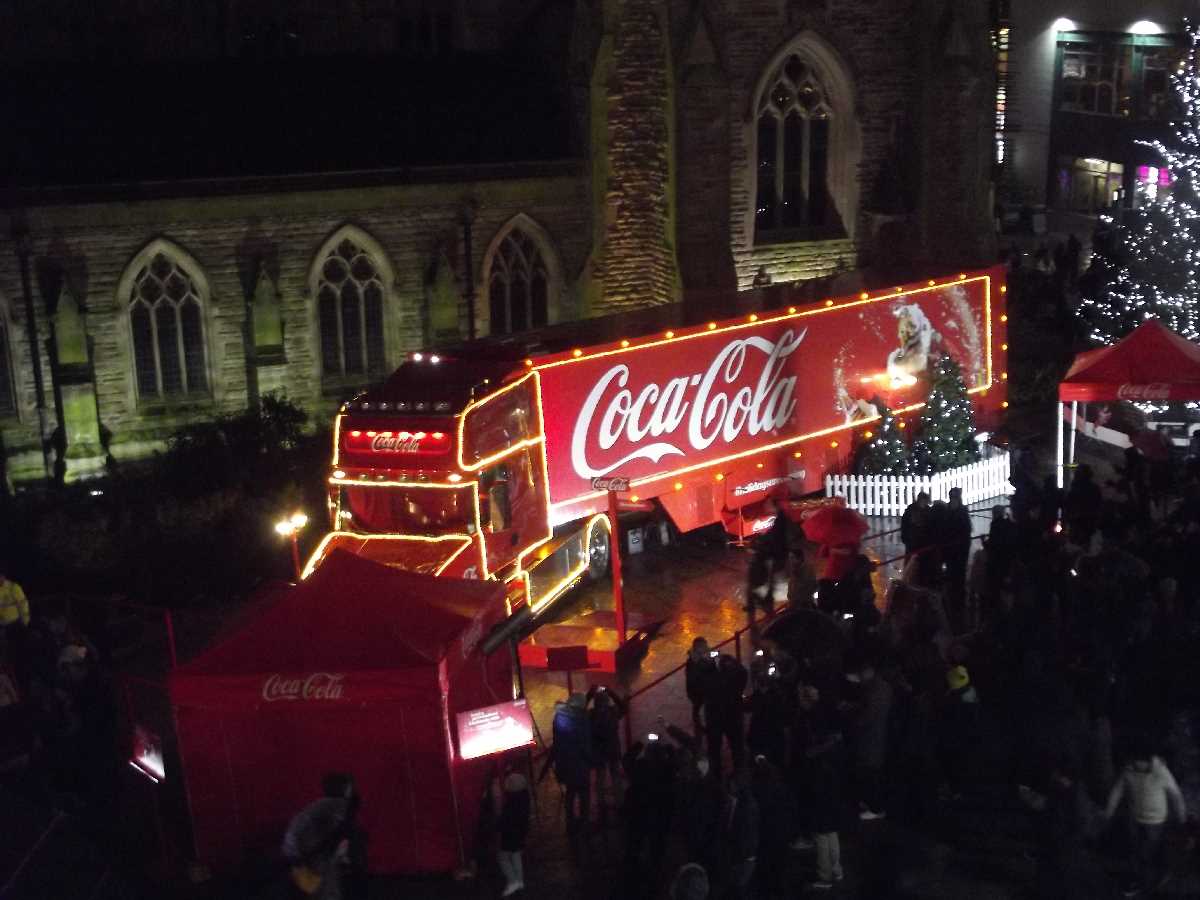 Coca Cola Truck St Martin's Square